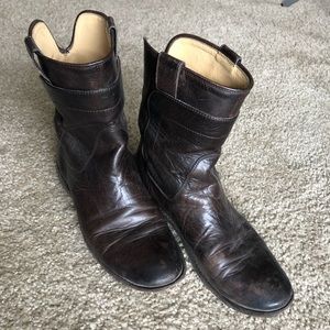 Vintage Frye Brown Booties